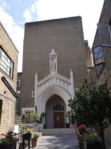Our Lady of Victories Church exterior, Kensington High Street